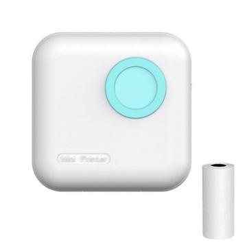 Portable Wireless Thermal Photo Printer Blue - 1