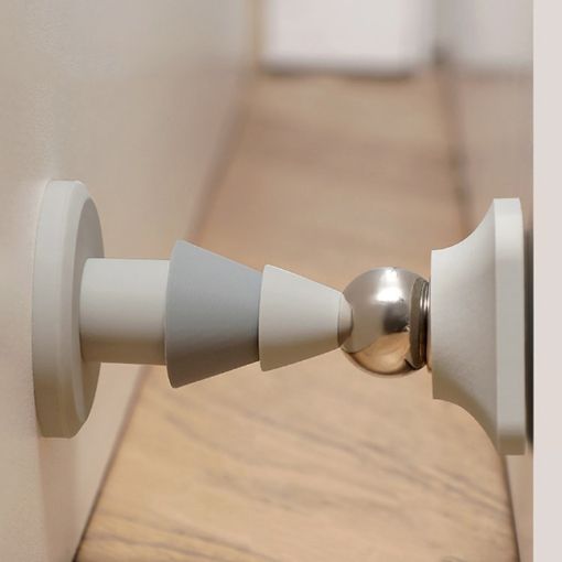 Magnetic Door Stopper Silent Gray - 1