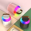 Portable Bluetooth Speaker Outdoor Karaoke Audio Y1 Pink - 2