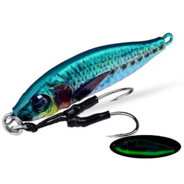 Picture of PROBEROS LF136 Fishing Lure 3D Spray Painted Imitation Bait Long Casting Freshwater Fishing Warbler Bass Leader Lure, Size: 80g (Color A)