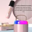 Portable Bluetooth Speaker Outdoor Karaoke Audio Y2 Pink - 8