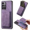 Samsung Galaxy A71 Retro Leather Card Bag Magnetic Phone Case Purple - 1