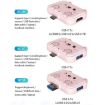3 In 1 Type-C Docking Station USB Hub Pink - 4