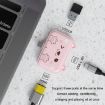 3 In 1 Type-C Docking Station USB Hub Pink - 6