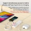 3 In 1 Type-C Docking Station USB Hub Pink - 8