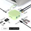BS10H Type-C Docking Station USB Hub Ethernet Port Blue - 5