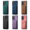 Samsung Galaxy S9 Retro Leather Card Bag Magnetic Phone Case Blue - 7