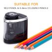TENWIN Electrical Pencil Sharpener - Blue - 4