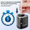 TENWIN Electrical Pencil Sharpener - Blue - 6