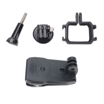 DJI OSMO Pocket 3 Expansion Bracket Adapter Gimbal Camera Mounting Bracket + Backpack Clip - 1