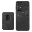 Samsung Galaxy A70/A70s Retro Leather Card Bag Magnetic Phone Case - Black - 3