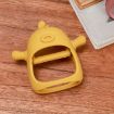 Cute Ducks Teething Toys Baby Infant Teething Pacifying Silicone - Olive Green - 2