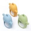 Cute Ducks Teething Toys Baby Infant Teething Pacifying Silicone - Olive Green - 8