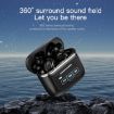 ANC Wireless Bluetooth Earphones - Black - 3