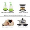 Simple Round Silicone Coaster, Classic Black - 5