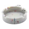 Round Silicone Luminous Ashtray Fluorescent Car Ashtray - Pink - 4