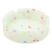 Round Silicone Luminous Ashtray - White - 1
