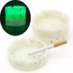 Round Silicone Luminous Ashtray - White - 2