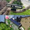 TX-200 Solar Landscape Staircase Light, Black Shell White Light - 2