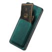 Samsung Galaxy A41 Retro Leather Card Bag Magnetic Phone Case Green - 4