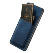 Samsung Galaxy A41 Retro Leather Card Bag Magnetic Phone Case Blue - 4
