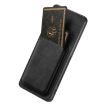 Samsung Galaxy A71 Retro Leather Card Bag Magnetic Phone Case - Black - 4