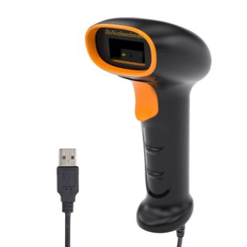 Supermarket Cashier Barcode Scanner - Wired 2-Dimensional Model - 1