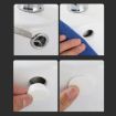 Universal Wash Basin Overflow Hole Plug Cap - 20pcs (22-24mm) - 7