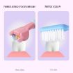 YALINA Three Sided Toothbrush Soft Hair 360 Degree V Shaped Toothbrush - 3