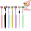 YALINA Three Sided Toothbrush Soft Hair 360 Degree V Shaped Toothbrush - 2