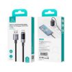 USAMS USB to Type-C 6A Fast Charge Data Cable, 1.2m - Black - 5