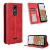 Consumer Cellular Iris Connect Red Leather Phone Case - 1