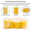 Baby Bathing Wood Pulp Sponge Duck - 5