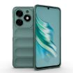 Tecno Spark 20 Dark Green TPU + Flannel Phone Case - 1