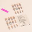 Picture of 24pcs/box Handmade Nail Glitter Nail Jelly Glue Finished Patch, Color: BY1079 (Wear Tool Bag)