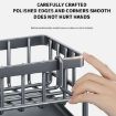 Multifunctional Kitchen Sink Drain Rack Gray - 8