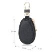 Large Capacity Car Key Storage Bag - Pink Leather - 2