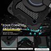 Samsung Galaxy Tab A9 Armor Silicone Tablet Case - Black - 7