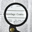 50mm 10X Folding Leather Case Magnifier Pocket Magnifying Glass - 2