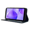 TCL 502 Blue Leather Phone Case - Retro Texture, Magnetic Buckle - 5