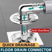 Elbow Type Washing Machine Floor Drain Joint Pipe Connector A1 - 3