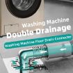 Elbow Type Washing Machine Floor Drain Joint Pipe Connector A4 - 4