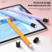 Apple Pencil 1 Retro Liquid Silicone Stylus Case - Orange - 4