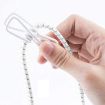 Retractable Windproof Clothesline with 12 Clips - Green - 4