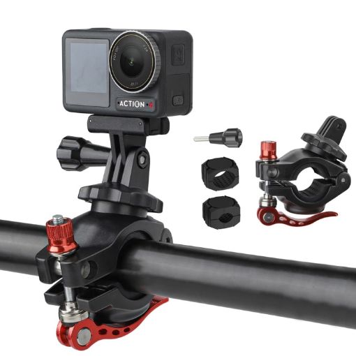 Sunnylife Sports Camera Bicycle Clamp 360 Rotation for DJI/Insta360/GoPro - 1