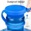 Picture of 5pcs Household Bottled Water Bucket Lid Pure Water Seal Dustproof Cover (Blue)