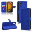 Samsung Galaxy Xcover 7 Blue Leather Phone Case - 1