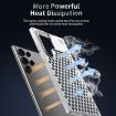 Samsung Galaxy S23 Ultra 5G R-JUST RJ58 Aromatherapy Metal Cooling Phone Case Silver - 8
