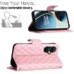 OnePlus CE 3 Lite 5G/Nord N30 Pink Leather Phone Case with Lanyard - 4