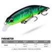 Picture of PROBEROS DW605 Sinking Minnow Lure Bionic Plastic Fake Bait Freshwater Sea Bass Fishing Hard Baits, Size: 5cm/3.8g (Color A)